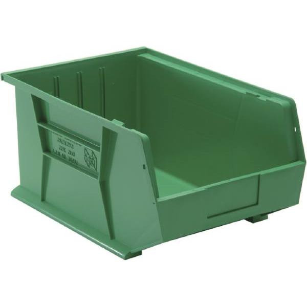 Quantum Storage Systems Green 16 X 11 X 8 In Ultra Stack And Hang Bin Package Of 4