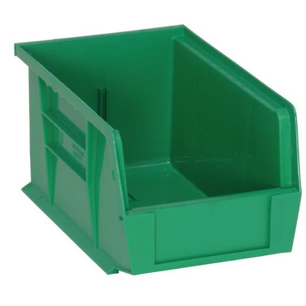 Quantum Storage Systems Green 9-1/4 X 6 X 5 In Ultra Stack And Hang Bin Package Of 12