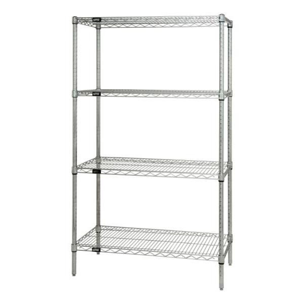 Quantum Storage Systems 24x48x74 In Wire 4-Shelf Unit