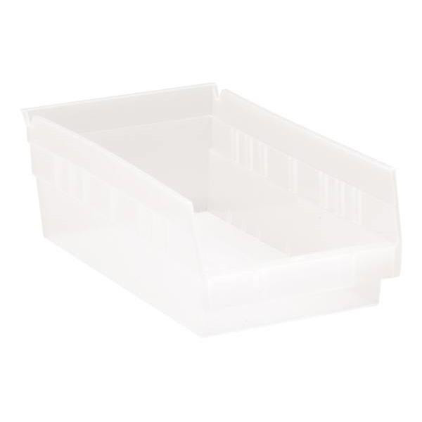 Quantum Storage Systems Economy 4 In Clear Shelf Bin 11-5/8 X 6-5/8 X 4  Package Of 30