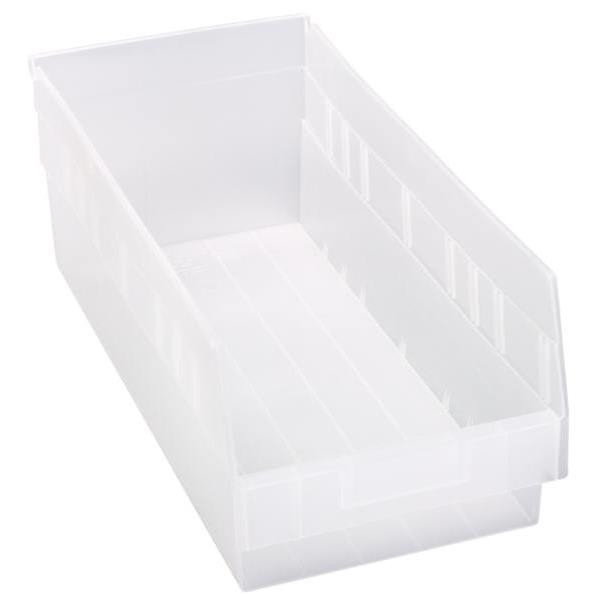 Quantum Storage Systems Store-More Clear Shelf Bin 17-7/8 X 8-3/8 X 6 In Package Of 10