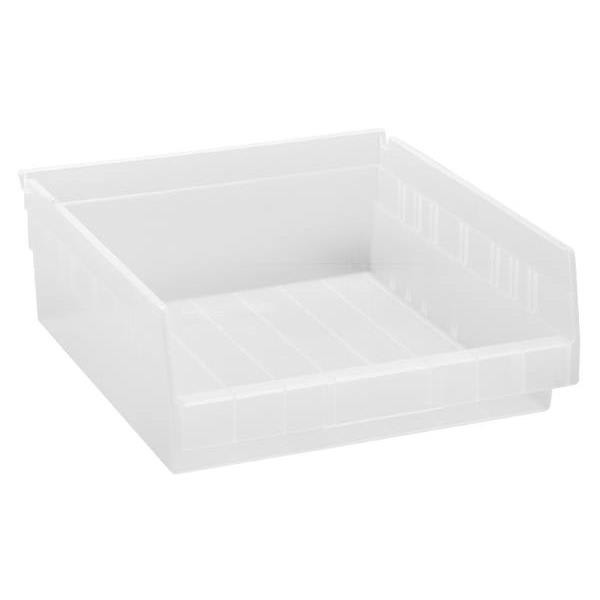 Quantum Storage Systems Economy Clear Shelf Bin 11-5/8 X 11-1/8 X 4 In Package Of 8