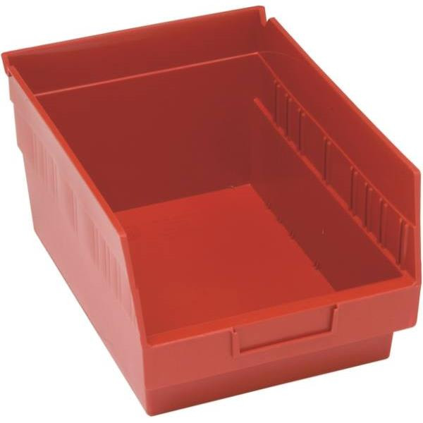 Quantum Storage Systems Store-More Red Shelf Bin 11-5/8 X 8-3/8 X 6 In Package Of 20