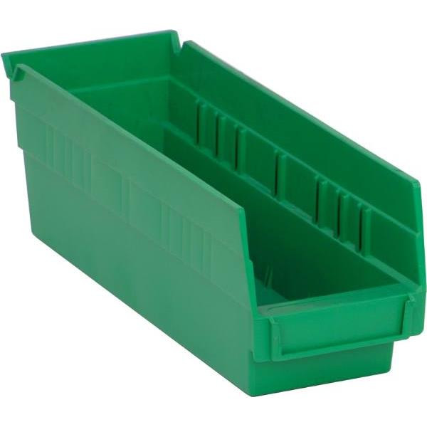 Quantum Storage Systems Economy Green Shelf Bin 11-5/8 X 4-1/8 X 4 In Package Of 36