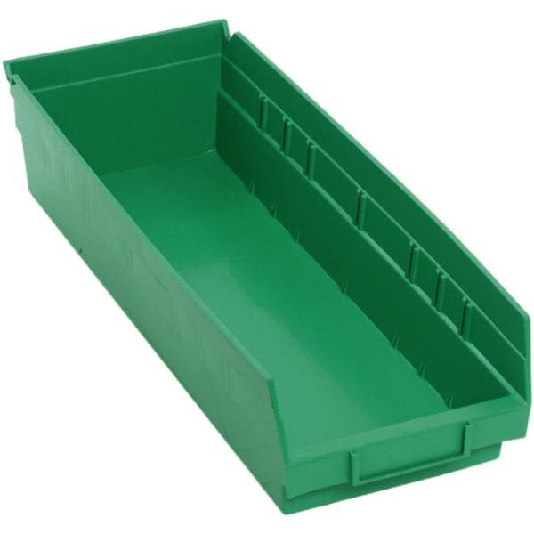Quantum Storage Systems Economy Green Shelf Bin 17-7/8 X 6-5/8 X 4 In Package Of 20