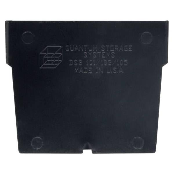 Quantum Storage Systems Black Shelf Bin Divider Package Of 50 4-1/8w X 4h In Package Of 50