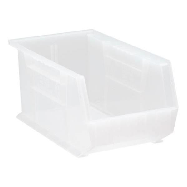 Quantum Storage Systems Clear Ultra Series Stack And Hang Bins 14-3/4x8-1/4x7 In Package Of 12