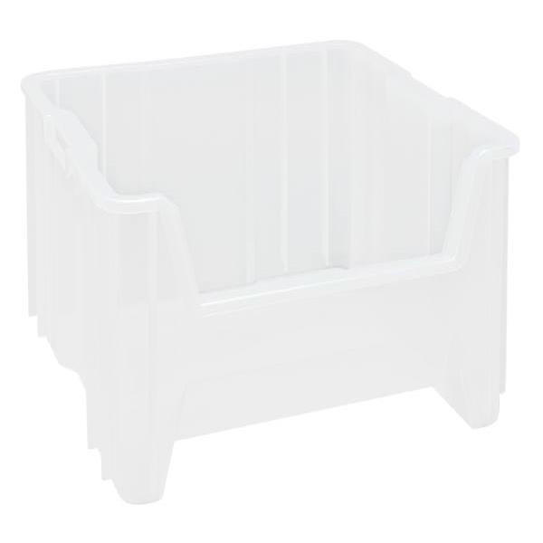 Quantum Storage Systems Clear Giant Stack Containers 17-1/2x16-1/2x12-1/2 In Package Of 2