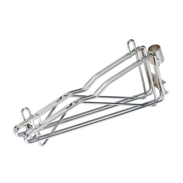 Quantum Storage Systems Wire Post Cantilever Double Arm - Chrome 1-14l Inch