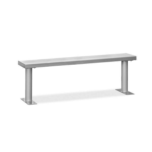 Salsbury Industries Aluminum Locker Bench - 72 Inches Wide