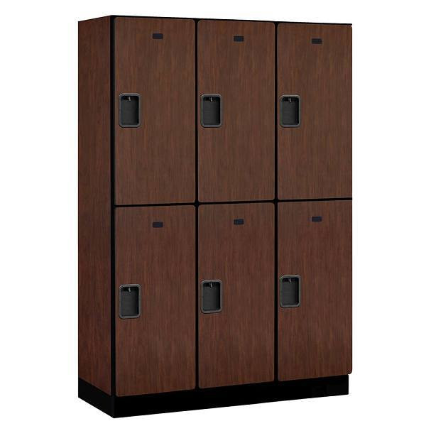 Salsbury Industries 54 X 6 Ft. H X 18 In. Wood Lockers (Mahogany)