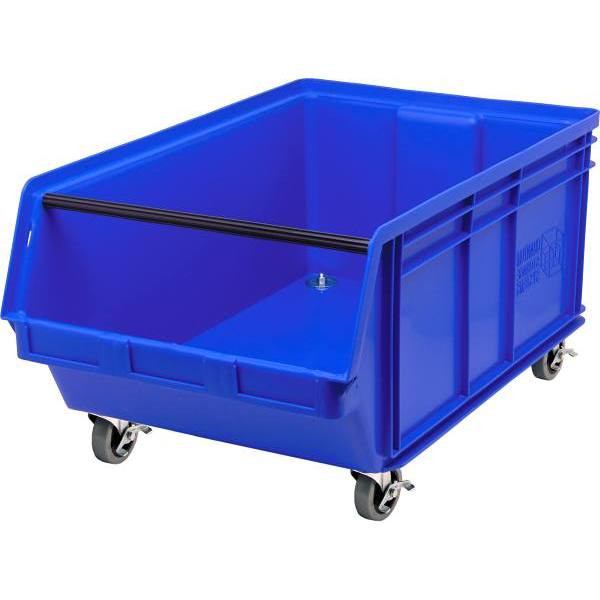Quantum Storage Systems Magnum Series Mobile Bin, 29" X 18-3/8" X 11-7/8", Blue