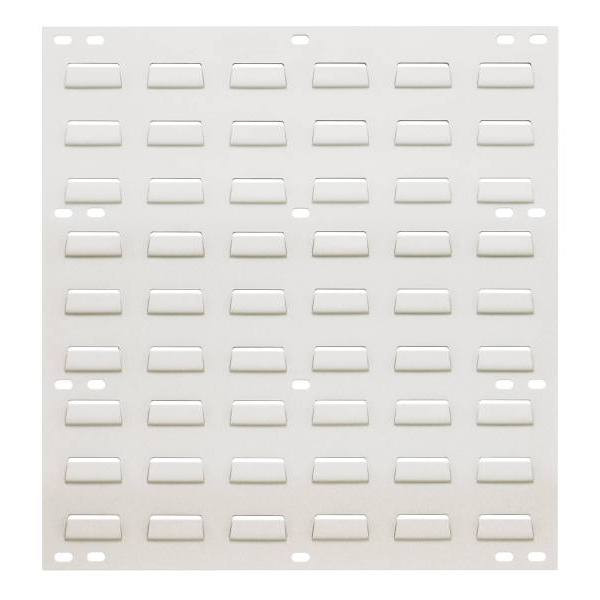 Quantum Storage Systems Louvered Panel, 18" X 19", Oyster White