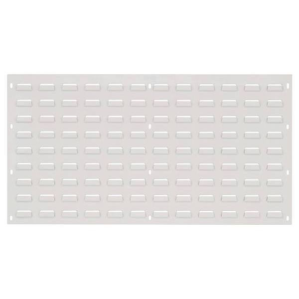 Quantum Storage Systems Louvered Panel, 36" X 19", Oyster White