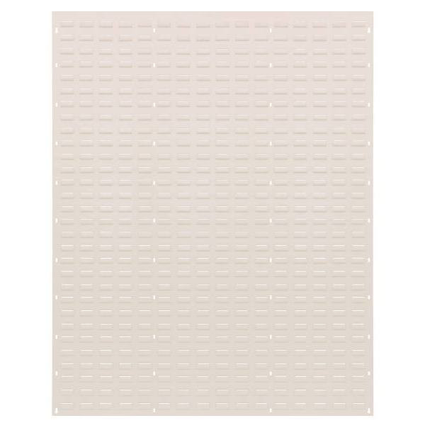 Quantum Storage Systems Louvered Panel, 48" X 61", Oyster White
