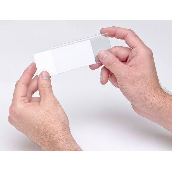 Quantum Storage Systems Label Holder And Insert, Clear, 4" X 2-1/4", 25 Pack