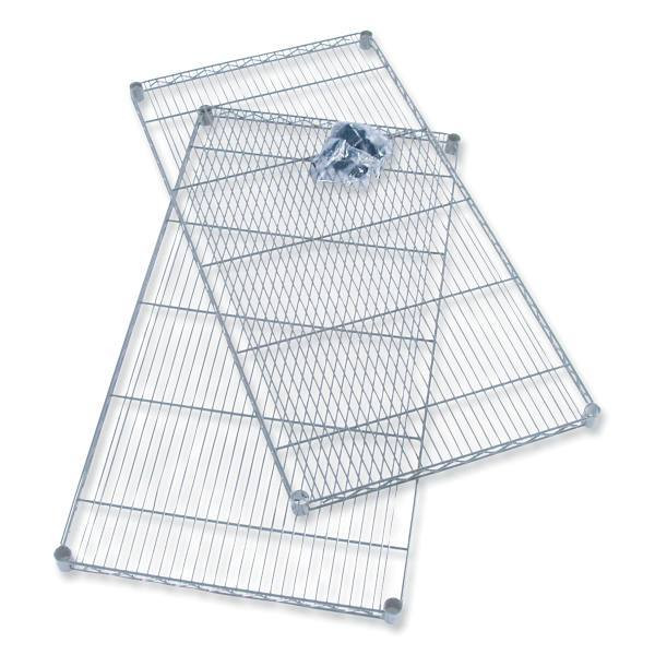 Safco Industrial Extra Shelf Pack, 36"W X 24"D X 1.5"H, Metallic Gray, 2/Pack