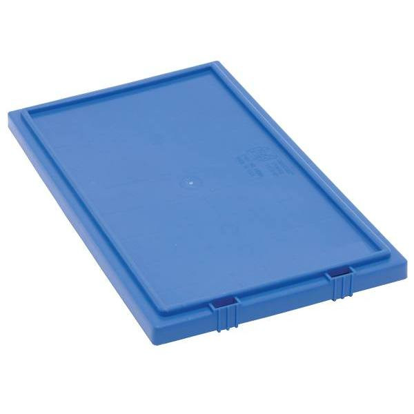 Quantum Storage Systems Geniune Stack & Nest Tote Lid, Blue, Case Of 6