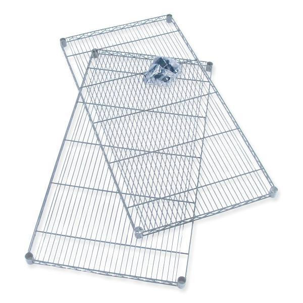 Safco Industrial Extra Shelf Pack, 36"W X 18"D X 1.5"H, Metallic Gray, 2 Per Pack