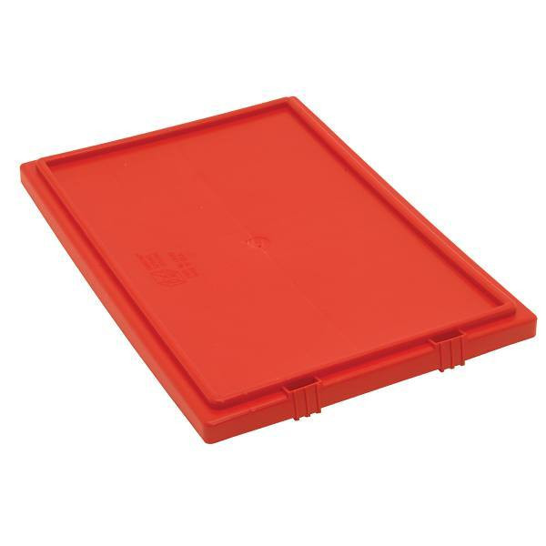 Quantum Storage Systems Genuine Stack & Nest Tote Lid For Snt200, Red, Case Of 6