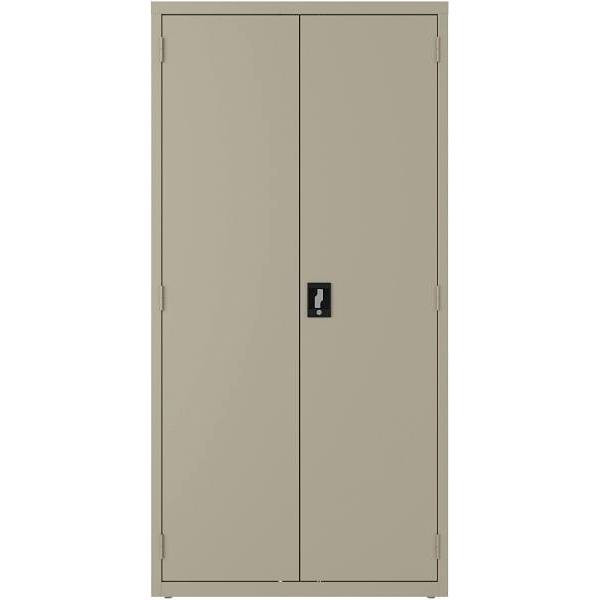 Hirsh Janitorial Cabinet, 18"D X 36"W X 72"H, Putty