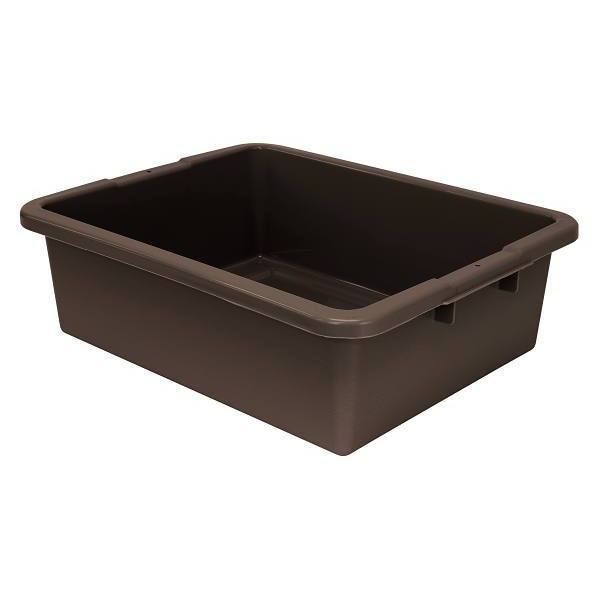 Quantum Storage Systems Airport Security Bin, 21.5x17x7 In., Brown, Case Of 12