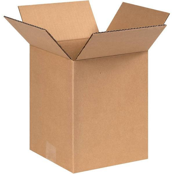Box Partners Corrugated Boxes 8"X8"X10" Kraft Package Of 25