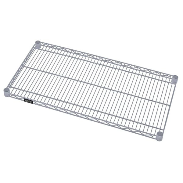 Quantum Storage Systems Wire Shelf 72"W X 12"D Grey Epoxy Finish