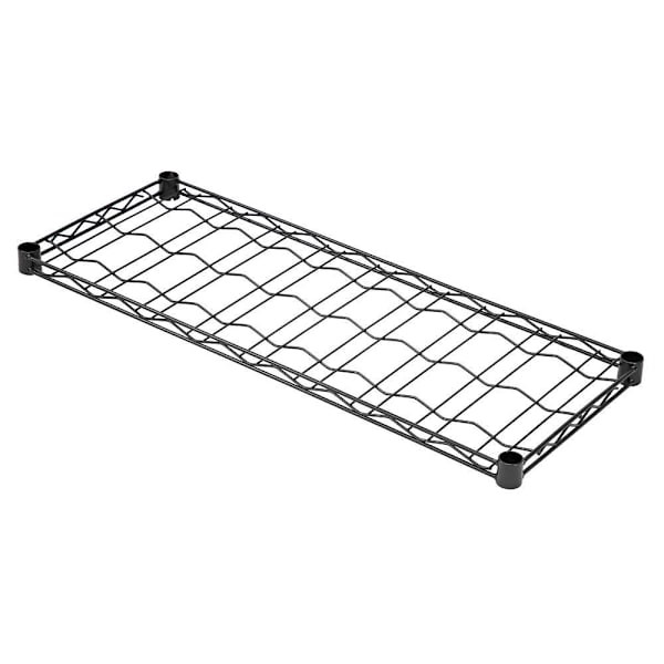 Quantum Storage Systems Wine Cradle Wire Shelf Black Epoxy 48"W X 14"D Nsf