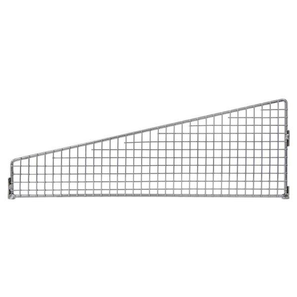 Quantum Storage Systems Partition Wall Basket Divider Chrome 16"W X 6"H