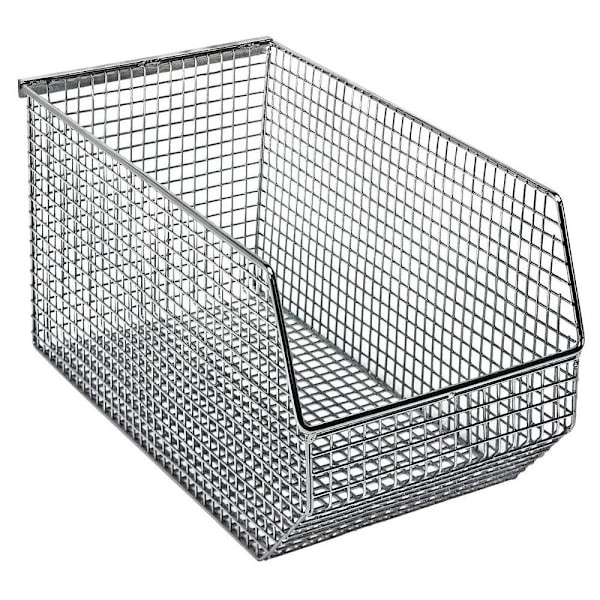 Quantum Storage Systems Mesh Stack 14-1/2"D X 8"W X 7"H Chrome Case Of 10