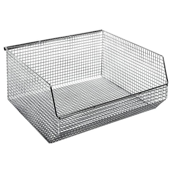 Quantum Storage Systems Mesh Stack 14-1/2"D X 16-1/4"W X 7"H Chrome Case Of 5
