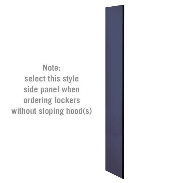 Salsbury Industries Side Panel For Locker, Blue Wood
