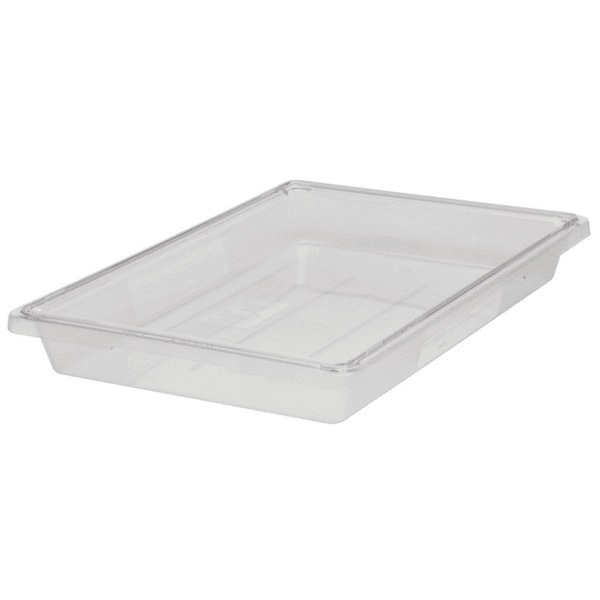 Rubbermaid Commercial 5 Gallon Polycarbonate Food Storage Box (Clear) (6-Pack) FG330600CLR