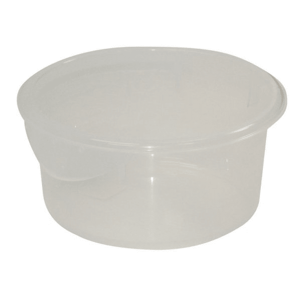 Rubbermaid Commercial 2 Qt Polypropylene Round Food Storage Container (12-Pack)