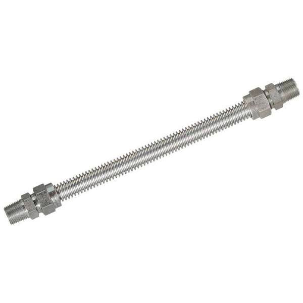 Dormont 5/8" Od, 1/2" Id X 48" Gas Connector, Stainless Steel