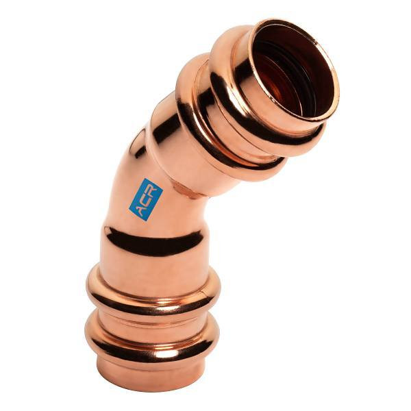 Mueller Streamline 1-1/8 OD ACR Pxp Lr 45el Package Of 2