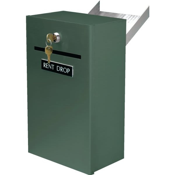 Rent Drop Box With Concrete Chute, Green