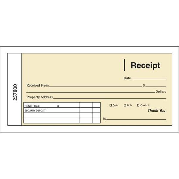 Rent Receipt Book (150-Book)