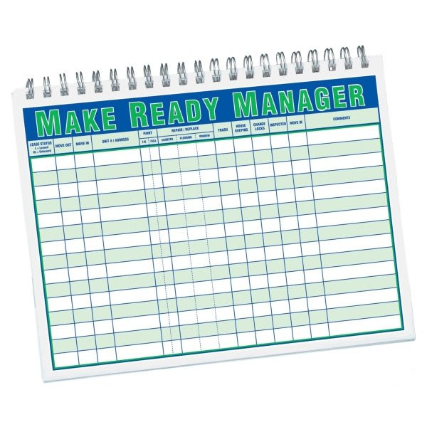 Make Ready Manager Book