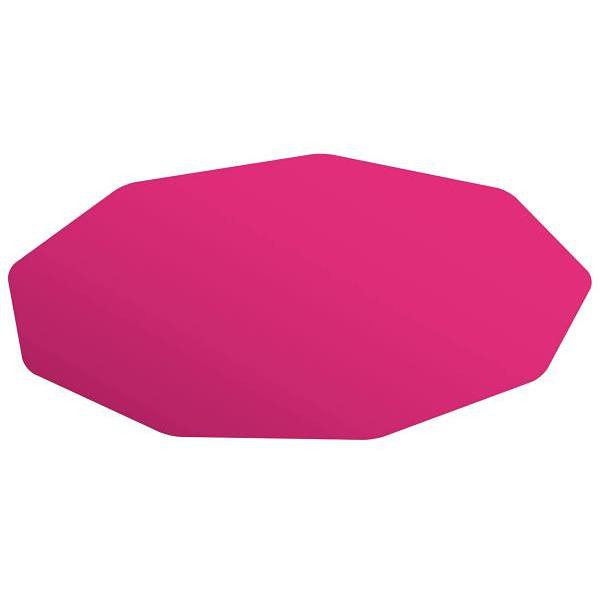 9mat Polycarbonate 9-Sided Pink Gaming Chair Mat For Hard Floors - 38" X 39"