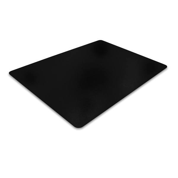 Advantagemat Black Vinyl Rectangular Chair Mat For Hard Floor - 48" X 60"