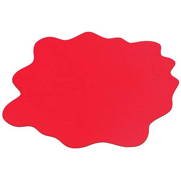 Floortex Red Multi-Purpose Mat For Carpets - 40" X 40"