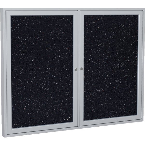 Ghent 3 X 4 Ft. Enclosed Black Bulletin Board