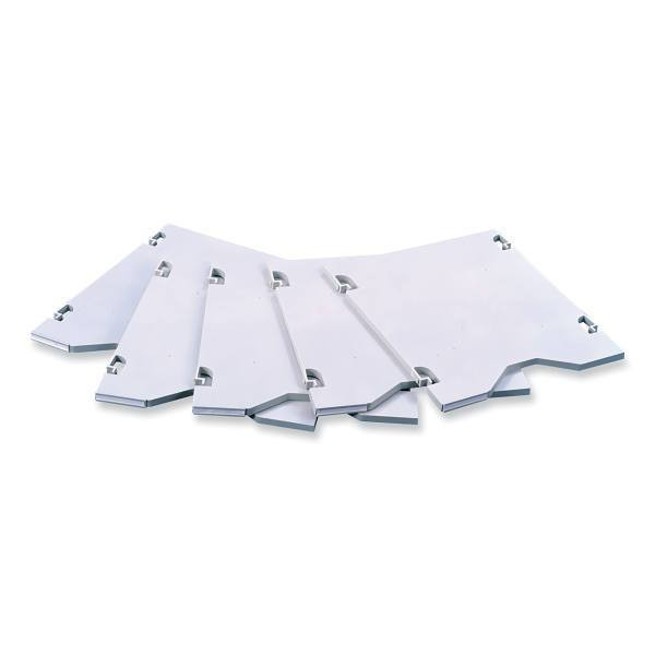 Safco E-Z Sort Additional Mail Trays, 11"W X 12.5"D X 0.5"H, Gray, 5 Per Pack