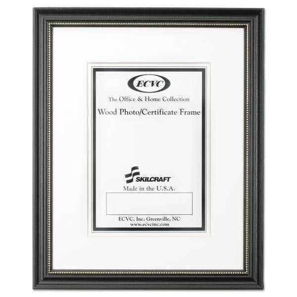 Skilcraft Black Frames, Certificate/Photo, 10 X 14, Case Of 6