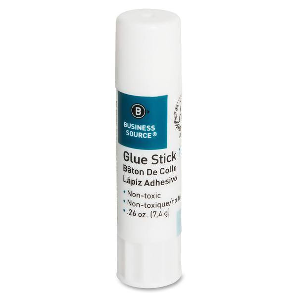 Business Source Nontoxic Glue Sticks 0.26 Oz Package Of 18