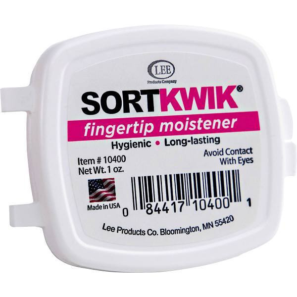 Lee Sortkwik Fingertip Moistener With Nonskid Base 1 Oz