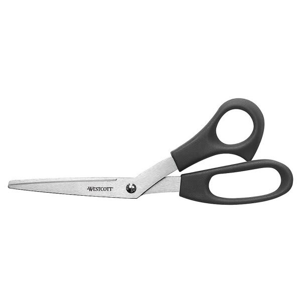 Westcott Black Stainless Steel All-Purpose Value Scissor 8"