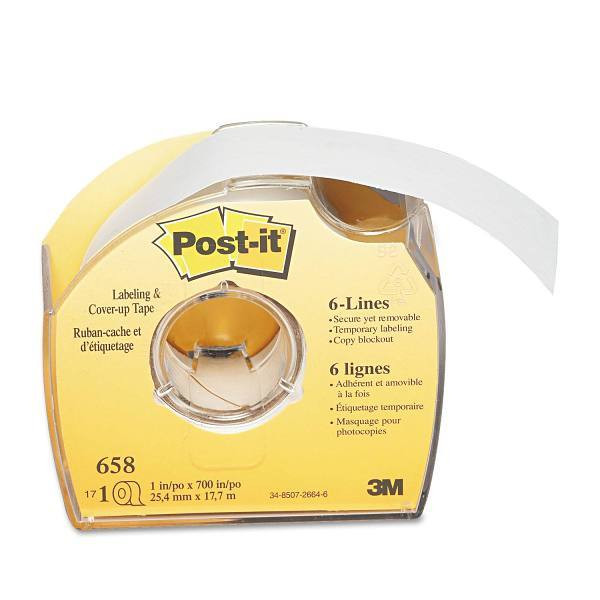 Brother Labeling And Cover-Up Tape Non-Refillable Clear Applicator 1"X700"